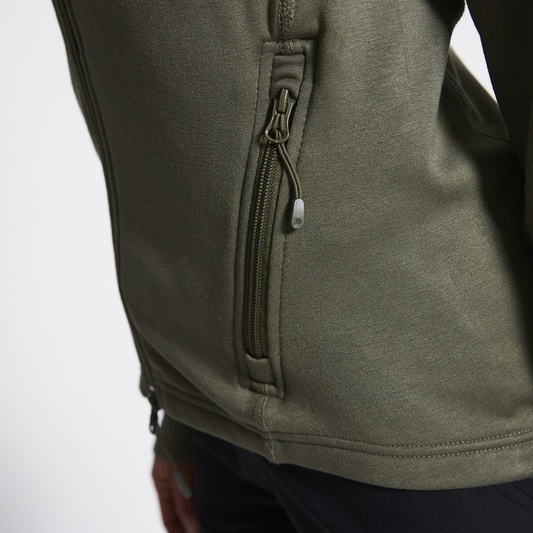 Functional hoodie "Vegby" Army Green
